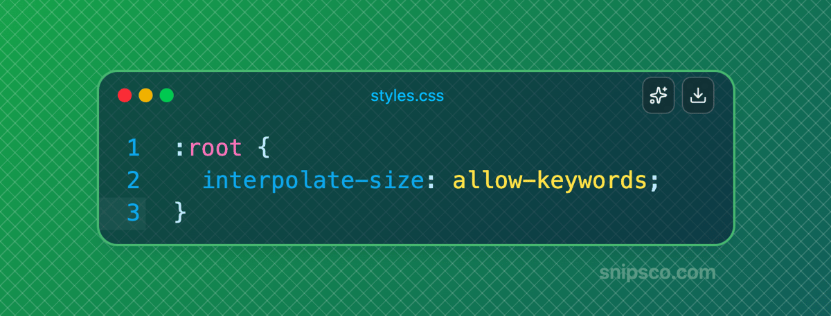 CSS interpolate-size | Labs